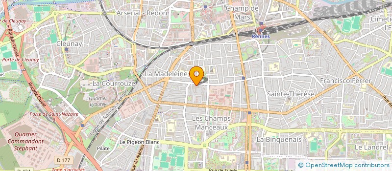 localisation de l'entreprise AMICALE DU PERSONNEL MAISON D ARRET DE RENNES à RENNES
