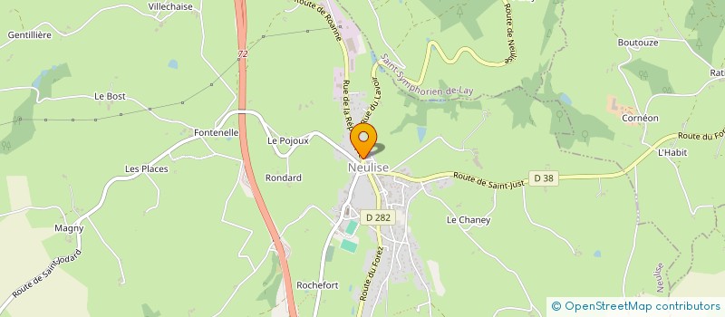 localisation de l'entreprise AMICALE DU PERSONNEL MDR NEULISE  NEULISE