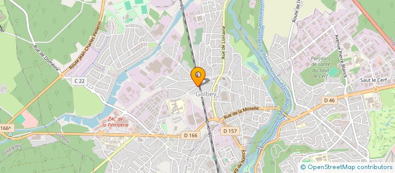 localisation de l'entreprise AMICALE DU PERSONNEL MUNICIPAL  GOLBEY