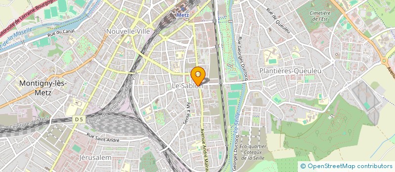 localisation de l'entreprise AMICALE DU PERSONNEL MUNICIPAL METZ FOOTBALL CLUB  METZ