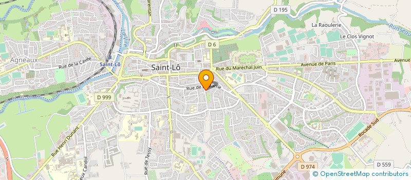 localisation de l'entreprise AMICALE DU PERSONNEL OFFICE HLM  SAINT-LO