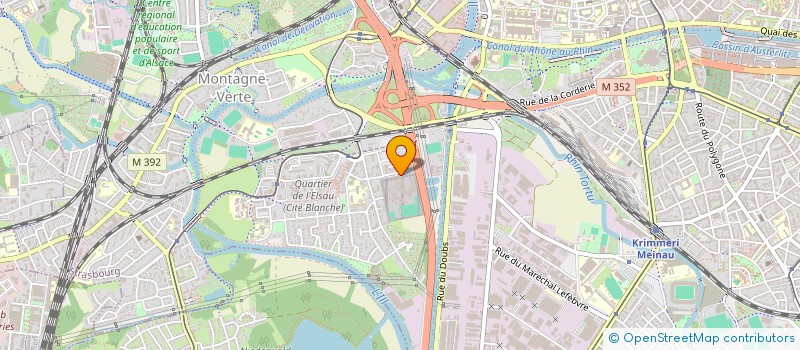 localisation de l'entreprise AMICALE DU PERSONNEL PENITENTIAIRE DE STRASBOURG à STRASBOURG