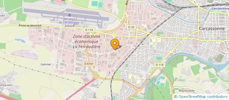 localisation de l'entreprise AMICALE DU PERSONNEL PERMANENT (SPP & PATS) DE LA DITRECTION DU SERVICE DEPARTEMENTAL DU SERVICE D INCENDIE ET DE SECOUR à CARCASSONNE