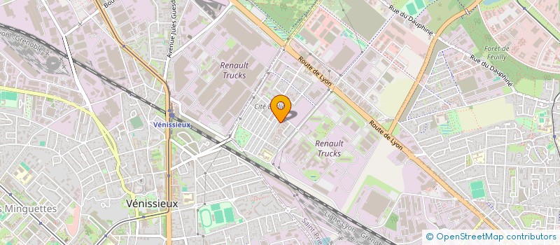 localisation de l'entreprise AMICALE DU PERSONNEL RENAULT VEHICULES INDUSTRIELS  SAINT-PRIEST