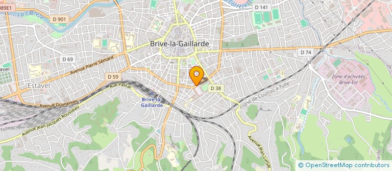 localisation de l'entreprise AMICALE DU PLAN FAMILLES DE BRIVE  BRIVE-LA-GAILLARDE