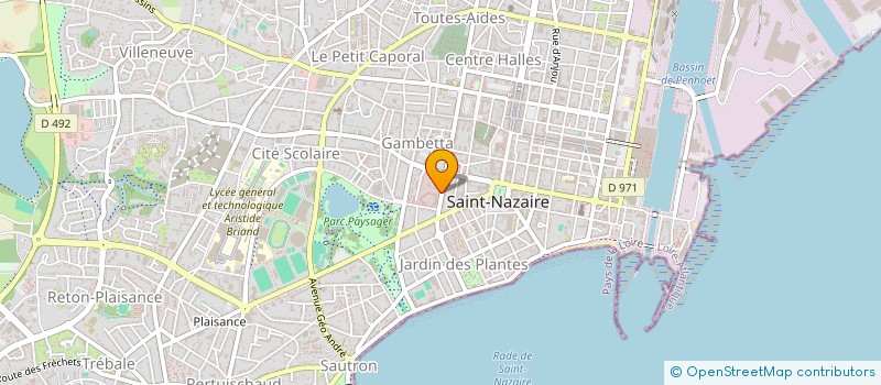 localisation de l'entreprise AMICALE DU PSIG SAINT-NAZAIRE  SAINT-NAZAIRE