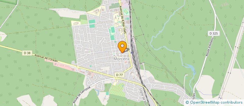 localisation de l'entreprise AMICALE DU QUARTIER DES CIGALES  MORCENX-LA-NOUVELLE