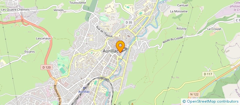 localisation de l'entreprise AMICALE DU RCAV à ARPAJON-SUR-CERE