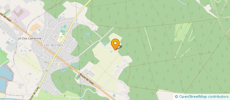 localisation de l'entreprise AMICALE DU RUGBY DE SULLY  LES BORDES