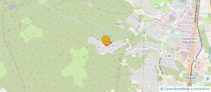 localisation de l'entreprise AMICALE DU SERVICE DE SANTE ET DE SECOURS MEDICAL DU SERVICE DEPARTEMENTAL D INCENDIE ET DE SECOURS DE LA HAUTE CORSE à FURIANI