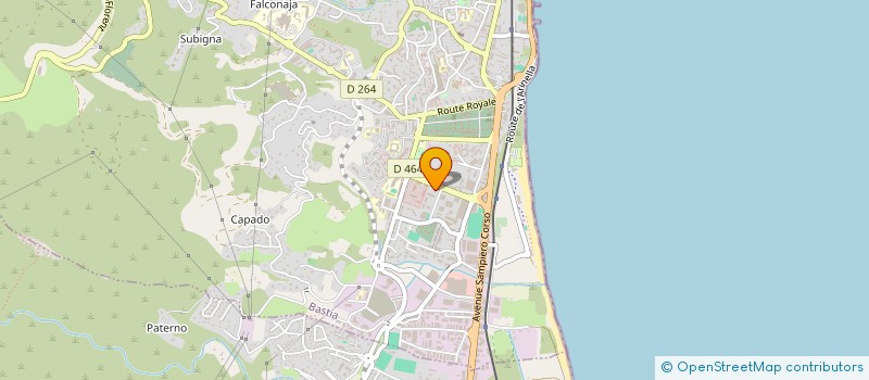 localisation de l'entreprise AMICALE DU SERVICE DEPARTEMENTAL INCENDIE DE BASTIA à BASTIA