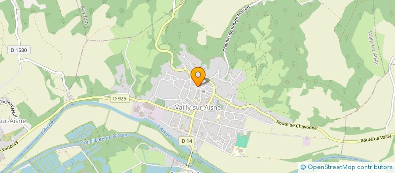 localisation de l'entreprise AMICALE DU TEMPS LIBRE à VAILLY-SUR-AISNE