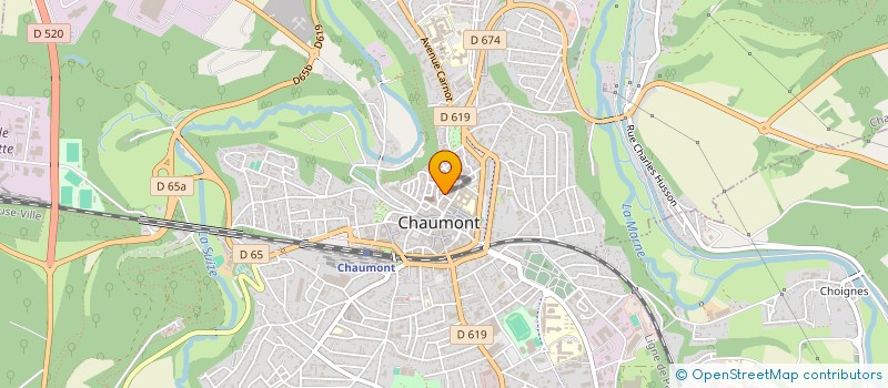 localisation de l'entreprise AMICALE DU TRESOR DE LA HAUTE - MARNE à CHAUMONT
