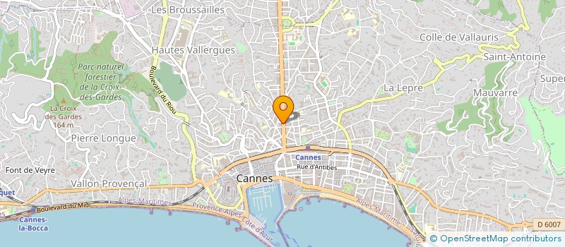 localisation de l'entreprise AMICALE DU TRIBUNAL COMMERCE DE CANNES à CANNES