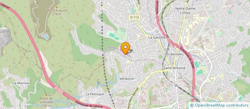 localisation de l'entreprise AMICALE DU VAL SAINT GEORGES  LES PENNES-MIRABEAU