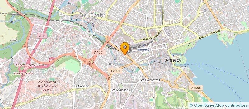 localisation de l'entreprise AMICALE DU YANGJIA MICHUAN TAIJI QUAN à ANNECY