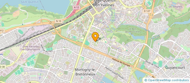 localisation de l'entreprise AMICALE DUVAL  MONTIGNY-LE-BRETONNEUX