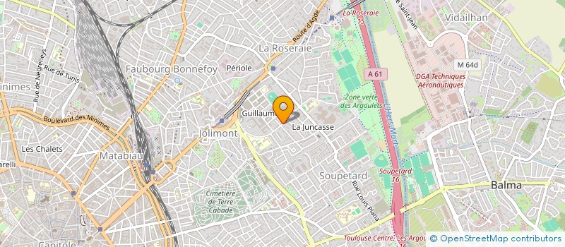 localisation de l'entreprise AMICALE E A T à TOULOUSE
