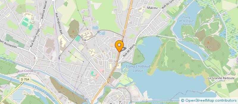 localisation de l'entreprise AMICALE E T A M FOSSE LEDOUX  CONDE-SUR-L'ESCAUT