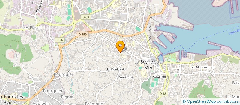 localisation de l'entreprise AMICALE ECOLE DES BEAUX ARTS à LA SEYNE-SUR-MER