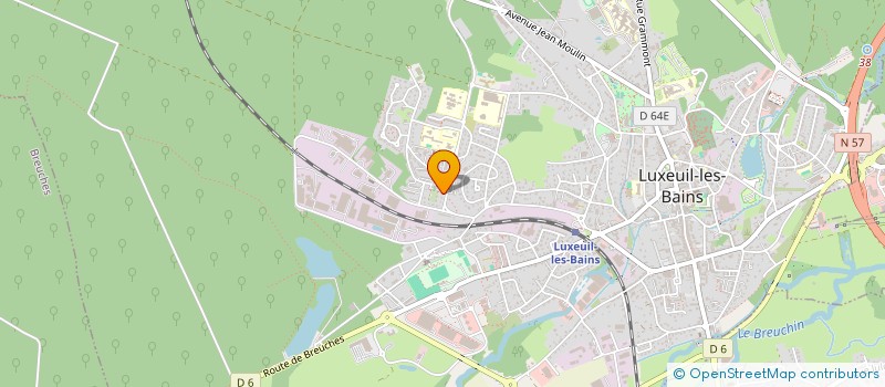 localisation de l'entreprise AMICALE ECOLE DU BOIS DE LA DAME  LUXEUIL-LES-BAINS