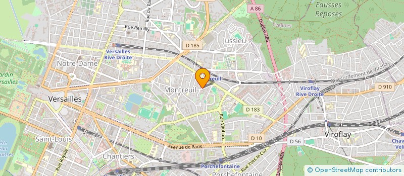 localisation de l'entreprise AMICALE ECOLE NORMALE ET IUFM VERSAILLES à VERSAILLES