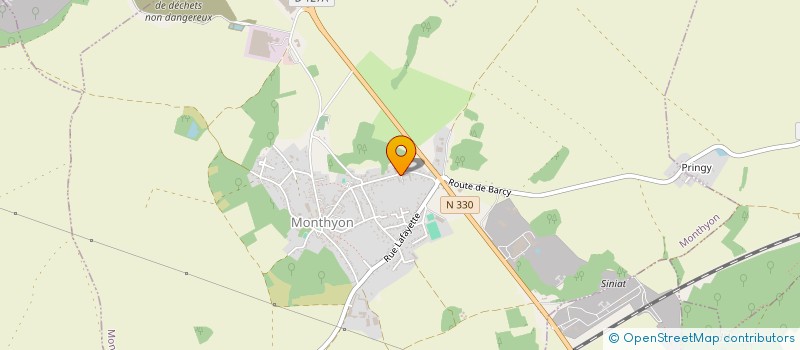 localisation de l'entreprise AMICALE ECOLE PUBLIQ MONTHYON  MONTHYON