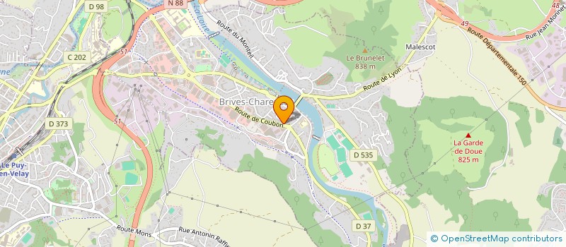 localisation de l'entreprise AMICALE ECOLE PUBLIQUE BRIVES CHARANSAC  BRIVES-CHARENSAC