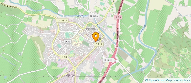 localisation de l'entreprise AMICALE ECOLE SAINTE MARTHE à PEZENAS