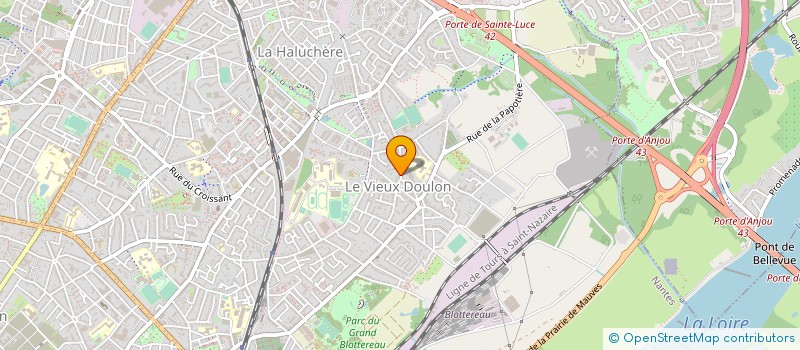 localisation de l'entreprise AMICALE ECOLES LAIQUES DOULON à NANTES