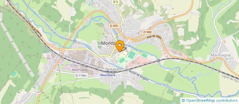localisation de l'entreprise AMICALE ECOLES PUBLIQUES MONTBARD à MONTBARD