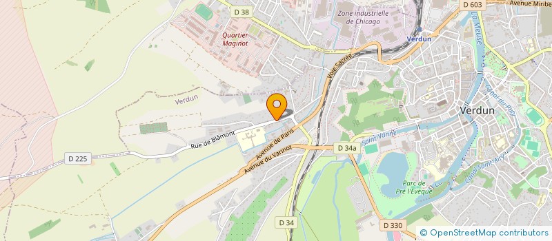 localisation de l'entreprise AMICALE ECOLES PUBLIQUES VERDUN à VERDUN