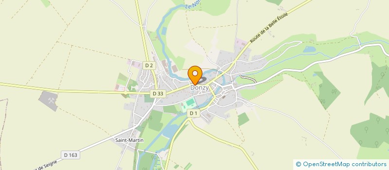 localisation de l'entreprise AMICALE ELEMENTAIRE DONZIAISE à DONZY