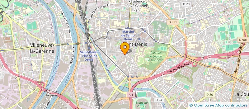localisation de l'entreprise AMICALE ELEVES J B DE LA SALLE à SAINT-DENIS