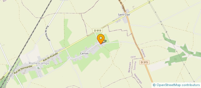 localisation de l'entreprise AMICALE EMPLOYE SIVOM FORMERIE  FORMERIE