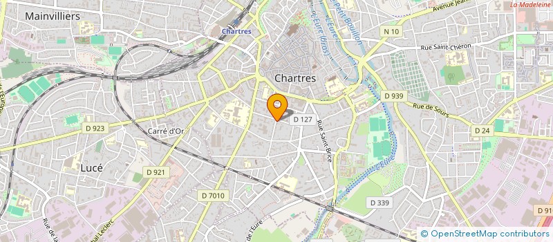 localisation de l'entreprise AMICALE EMPLOYES OFFICE H L M  CHARTRES