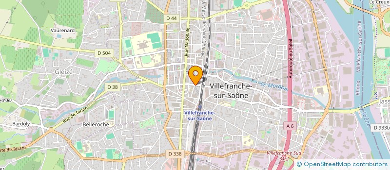 localisation de l'entreprise AMICALE ENFANTS DE L AIN à VILLEFRANCHE-SUR-SAONE