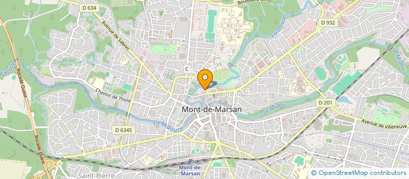 localisation de l'entreprise AMICALE ESPOIRS SMR à MONT-DE-MARSAN