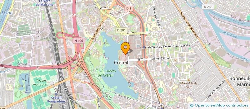 localisation de l'entreprise AMICALE EUROPE AFRIQUE CENTRALE  CRETEIL