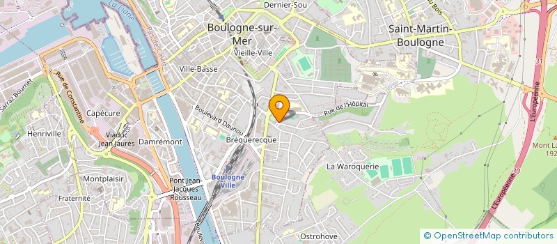 localisation de l'entreprise AMICALE FEMELAND DEZOTEUX à BOULOGNE SUR MER