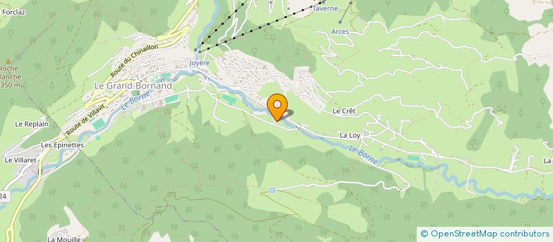 localisation de l'entreprise AMICALE FETE DE L'ALPAGE  LE GRAND-BORNAND