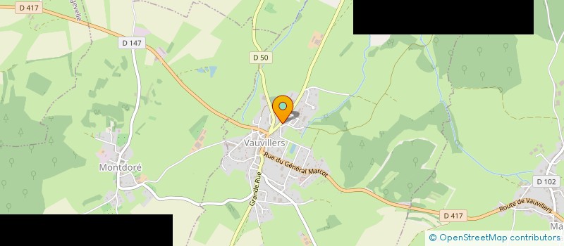 localisation de l'entreprise AMICALE FETES ET DETENTE  PONT-DU-BOIS