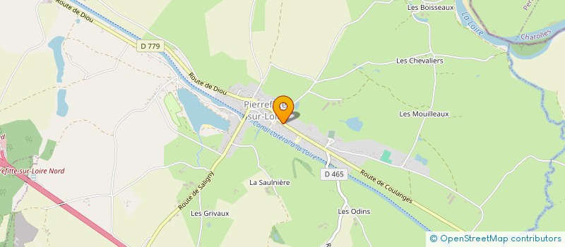 localisation de l'entreprise AMICALE FOOT PIERREFITTE  PIERREFITTE-SUR-LOIRE