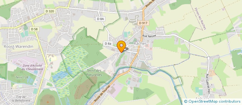 localisation de l'entreprise AMICALE FOOTBALISTIQUE DE RACHES à RACHES