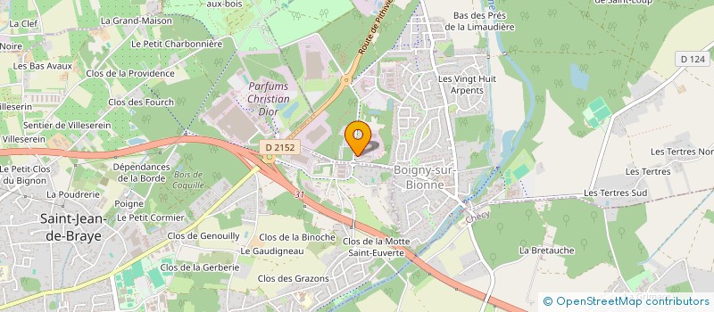 localisation de l'entreprise AMICALE FORESTIERE DU LOIRET à BOIGNY-SUR-BIONNE