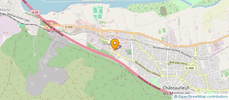 localisation de l'entreprise AMICALE FORESTIERS SAPEURS CHATEAUNEUF LES MARTIGUES à CHATEAUNEUF-LES-MARTIGUES