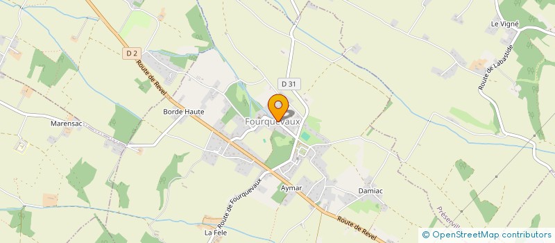 localisation de l'entreprise AMICALE FOURQUEVALAISE DU TEMPS LIBRE  FOURQUEVAUX