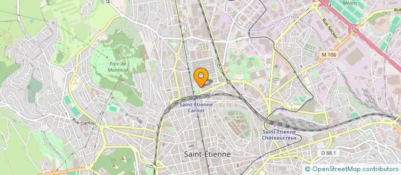 localisation de l'entreprise AMICALE FRANCAIS D OUTRE MER  SAINT-ETIENNE