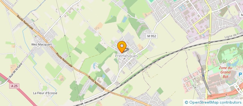 localisation de l'entreprise AMICALE FRANCAISE DES MOTOS BMW-NORD  PREMESQUES