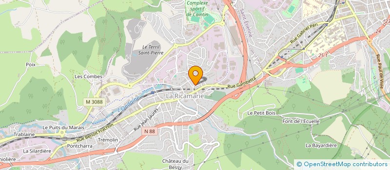 localisation de l'entreprise AMICALE FRANCO AFRICAINE DE LA RICAMARIE  LA RICAMARIE